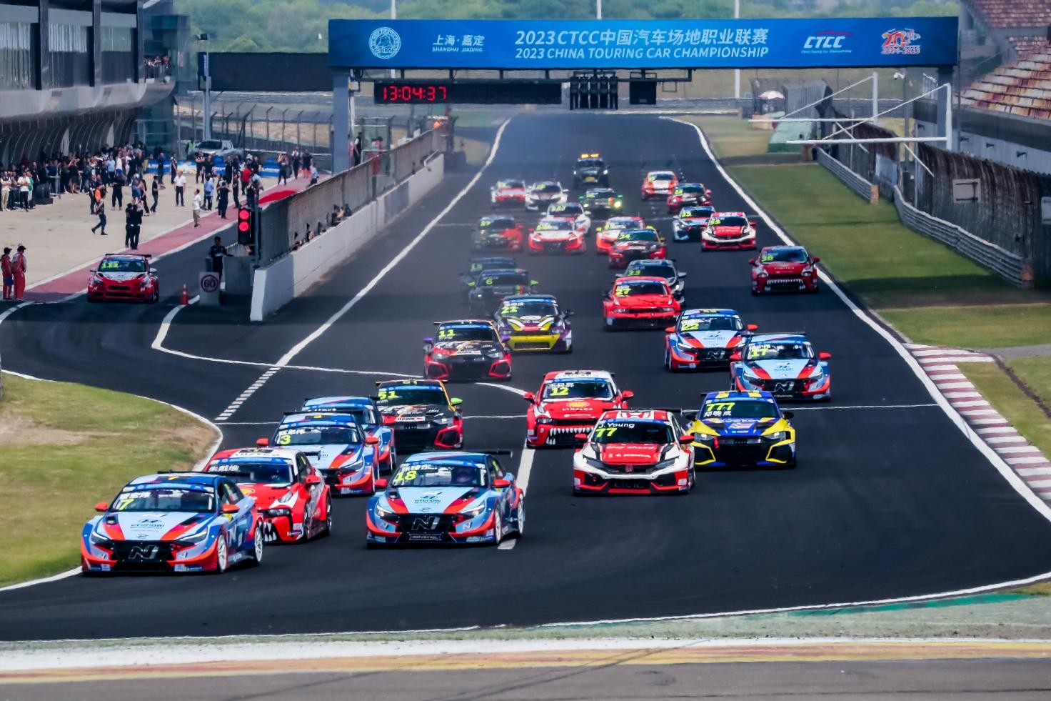现代汽车高性能N品牌“2023 TCR China”揭幕战第一回合勇夺冠军